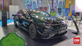 16 Mobil Listrik Mercedes-Benz Dipakai untuk HUT RI di IKN