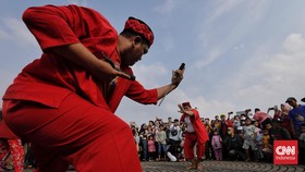 FOTO: Sukacita Perayaan Lebaran Betawi 2023 di Monas