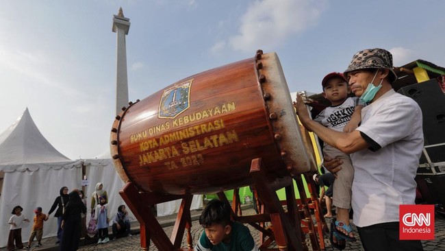 FOTO: Sukacita Perayaan Lebaran Betawi 2023 di Monas