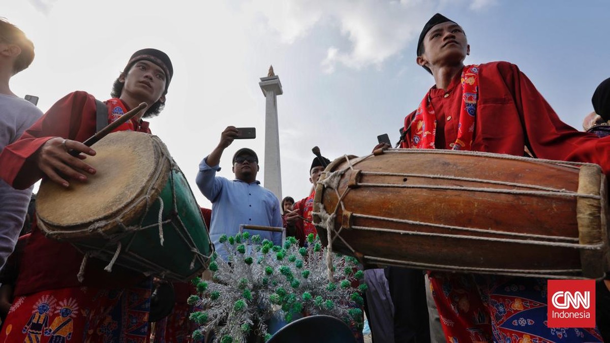 FOTO: Sukacita Perayaan Lebaran Betawi 2023 di Monas
