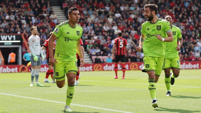Manchester United hanya membutuhkan satu poin untuk mengamankan tiket ke Liga Champions musim depan usai menang 1-0 atas Bournemouth.