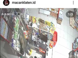 Toserba dan Salon di Trucuk Klaten Dibobol Maling Terekam CCTV!
