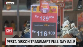 VIDEO: Pesta Diskon Transmart Full Day Sale