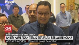 VIDEO: Anies Jalan Terus Meski Johnny Plate Jadi Tersangka