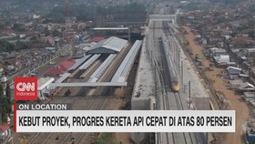 VIDEO: Kebut Proyek Kereta Api Cepat Di Atas 80 Persen