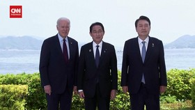 VIDEO: AS, Korsel, dan Jepang Gelar KTT Trilateral di G7
