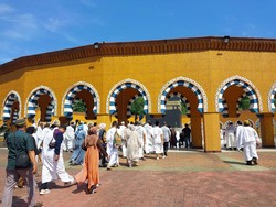 Calon Haji Mulai Padati Tempat Latihan Manasik Jelang Keberangkatan ke Mekah