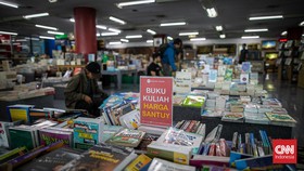 FOTO: Potret Toko Buku Gunung Agung Jelang Ditutup Akhir Tahun