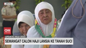 VIDEO: Semangat Calon Haji Lansia ke Tanah Suci