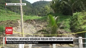 VIDEO: Fenomena Likuifaksi Sebabkan Ribuan Meter Sawah Hancur
