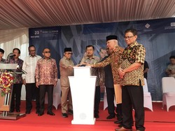 JK-Ical Hadiri Peletakan Batu Pertama Universitas Paramadina Cipayung