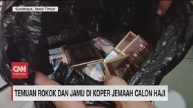 VIDEO: Temuan Rokok Dan Jamu di Koper Jemaah Calon Haji