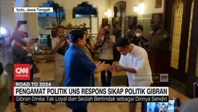 VIDEO: Pengamat Politik UNS Respons Sikap Politik Gibran