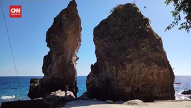 VIDEO: Wisata ke Pantai Batu Layar, Gratis Tapi Harus Jaga Kebersihan
