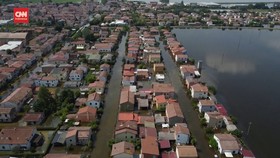 VIDEO: Banjir di Italia Utara Tewaskan 14 Orang