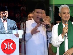 Survei Capres LSI Denny JA: Prabowo 39,8%, Ganjar 37,9% dan Anies 14,5%