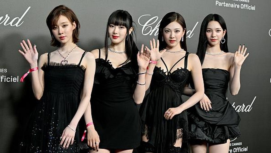 CANNES, FRANCE - MAY 23: Girl group aespa attend the Chopard ART Evening at the Martinez on May 23, 2023 in Cannes, France. (Photo by Pascal Le Segretain/Getty Images for Chopard)