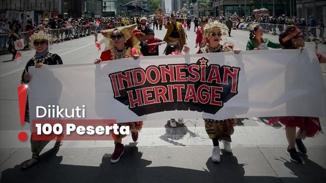 Dilihat Dunia, Parade Indonesia Heritage di NY Sukses Kenalkan Budaya