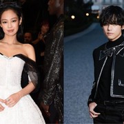Dirumorkan Berkencan, Ini Gaya Terbaru Jennie BLACKPINK dan V BTS yang Sama-sama Hadiri Event Ternama
