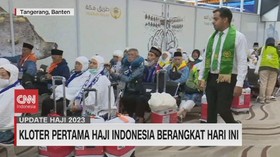 VIDEO: Kloter Pertama Haji Indonesia Berangkat Hari Ini