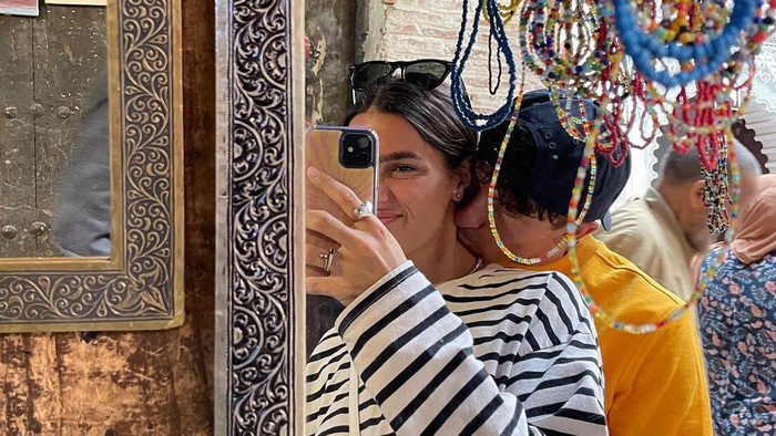 Marc Marquez dan pacar barunya, Gemma Pinto