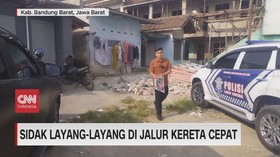 VIDEO: Sidak Layang-Layang di Jalur Kereta Cepat