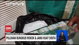 VIDEO: Puluhan Bungkus Rokok dan Jamu Ditemukan Dalam Koper