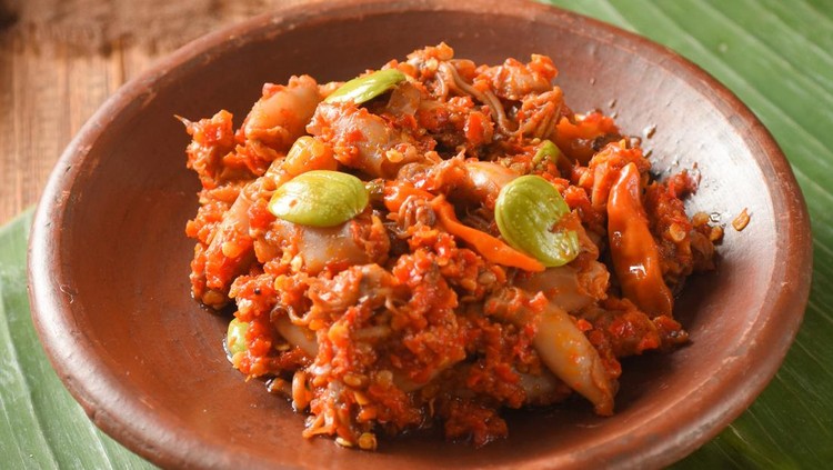 Resep Sambal Cumi Asin dan Pete