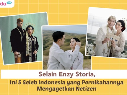 Selain Enzy Storia, Ini 5 Seleb Indonesia yang Pernikahannya Mengagetkan Netizen