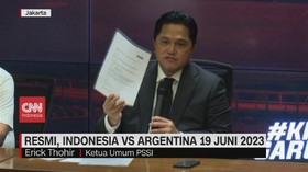 VIDEO:Indonesia Vs Argentina, Erick Thohir: Ini Serius