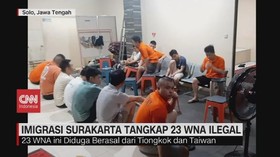VIDEO: Imigrasi Surakarta Tangkap 23 WNA Ilegal