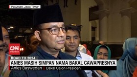VIDEO: Anies Baswedan Masih Simpan Nama Bakal Cawapresnya