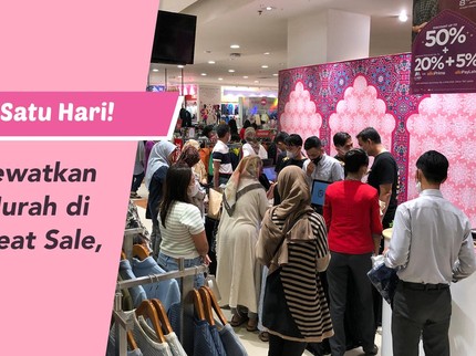 Hanya Satu Hari! Jangan Lewatkan Belanja Murah di Metro Great Sale, Bun