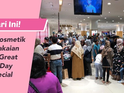 Hari Ini! Borong Kosmetik Hingga Pakaian di Metro Great Sale One Day Super Special