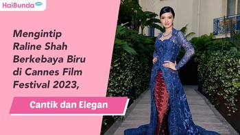 Mengintip Raline Shah Berkebaya Biru di Cannes Film Festival 2023, Cantik dan Elegan