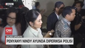 VIDEO: Penyanyi Nindy Ayunda Diperiksa Polisi