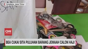 VIDEO: Bea Cukai Sita Puluhan Barang Jemaah Calon Haji