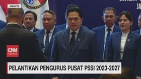 VIDEO: Pelantikan Pengurus Pusat PSSI 2023-2027