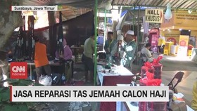 VIDEO: Jasa Reparasi Tas Jemaah Calon Haji