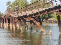 Bahaya! Jembatan di Aceh Timur Bak Roller Coaster, Butuh Perbaikan