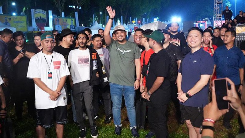 Wali Kota Medan Bobby Nasution menghadiri kegiatan Localfest 2023 yang diselenggarakan di Lapangan Benteng Medan pada Sabtu (27/5).
