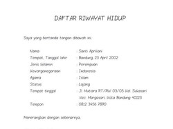 25 Contoh Daftar Riwayat Hidup yang Baik dan Benar untuk Melamar Kerja