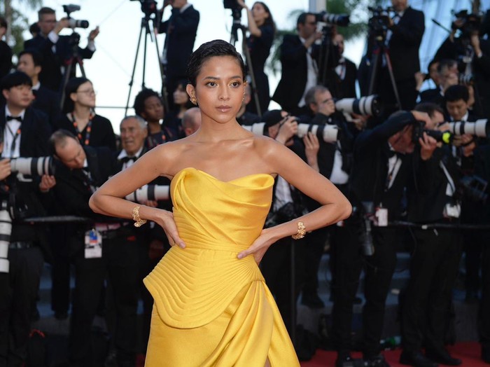 Gaya makeup Putri Marino di red carpet Cannes Film Festival 2023