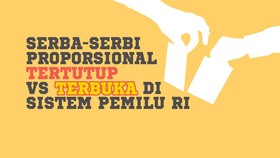 INFOGRAFIS: Proporsional Tertutup Vs Terbuka di Sistem Pemilu RI