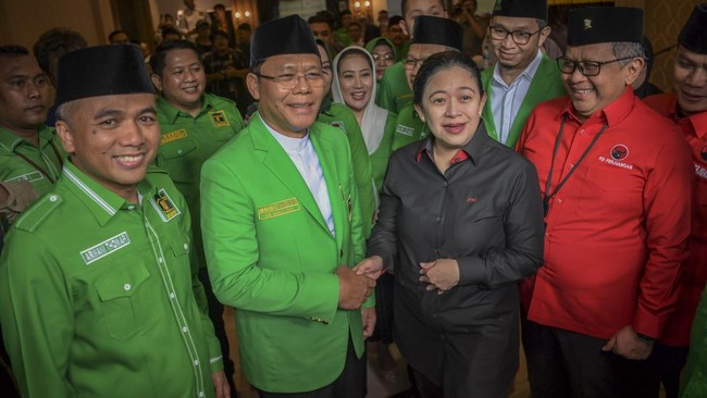 Plt. Ketua Umum PPP Muhamad Mardiono mengatakan partainya telah mengusulkan dua nama bakal cawapres pendamping Ganjar Pranowo di Pilpres 2024.