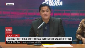 VIDEO: Harga Tiket Indonesia vs Argentina Termurah Rp600 Ribu