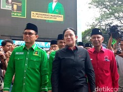 Puan Susul Rombongan Hasto PDIP Sambangi Markas PPP
