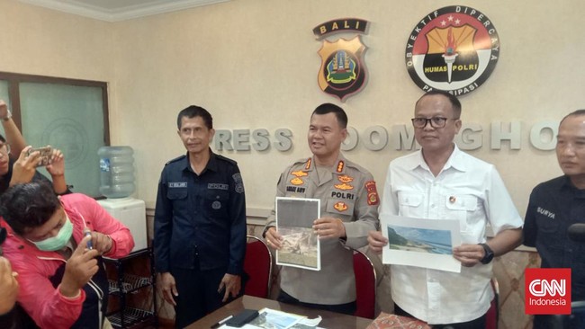 Polisi selidiki dugaan aliran dana Rp5 miliar ke Desa Adat Ungasan terkait reklamasi ilegal di Pantai Melasti, Kuta Selatan, Badung, Bali.