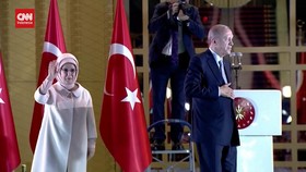 VIDEO: Euforia Pendukung Erdogan usai Menang Pemilu Turki