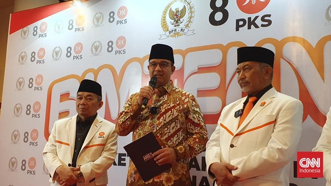 Dewan Pimpinan Pusat (DPP) PKS angkat bunyi soal kesempatan PDIP bakal mengusung Anies Baswedan di Pemilihan Kepala Daerah (Pilkada) Jakarta 2024.